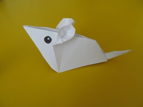Видео: МЫШКА - Легкое Оригами для Начинающих / Origami Mouse - Origami Animals
