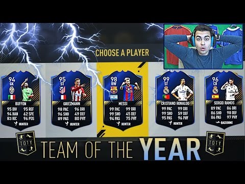 Видео: ПОНЕ СИ ИМАМ ПАКОВЕ !?! - #12 TEAM OF THE YEAR FUT DRAFT - DRAFT TO GLORY (Fifa 17 Ultimate Team)