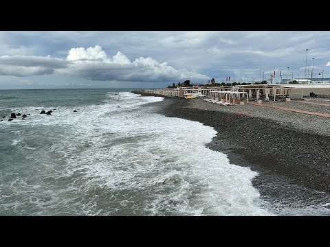 Видео: СОЧИ ШТОРМ ⛈️ Имеретинка / Сириус / Адлер