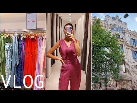 Видео: VLOG. Рига, праздничный парад, вкусный кофеёк и примерки на распродаже в Mango 🖤
