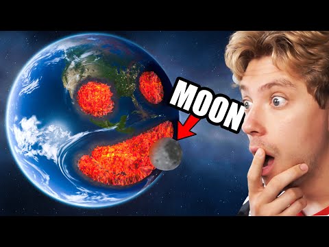 Видео: Земля проснулась и съела Луну (Solar Smash)