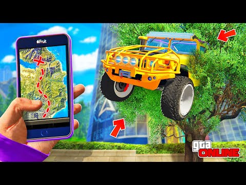 Видео: НАШЕЛ ПО ФОТО ТУРБО ХАММЕР НА ДЕРЕВЕ! НАЙДИ ПО ФОТО В GTA 5 ONLINE