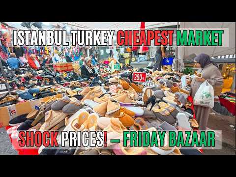 Видео: Стамбул, Турция 2025 - Пятничный рынок Финдыкзаде (Фатих). Самые дешевые цены на местном базаре. ...