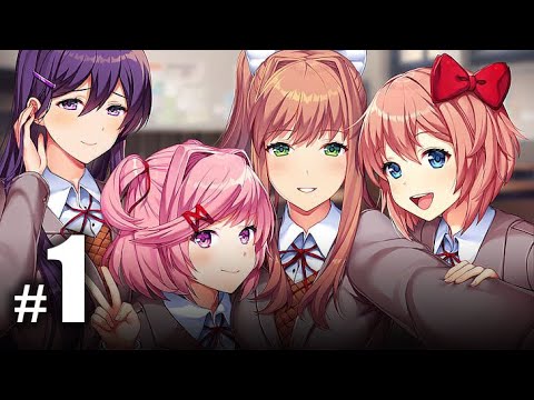 Видео: Позвали в Литературный Клуб... Doki Doki Literature Club #1