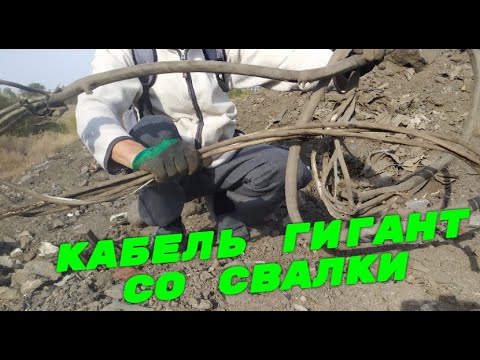 Видео: ВЫДЕРНУЛ ИЗ ЗЕМЛИ КАБЕЛЬ ГИГАНТ! ПОХОД НА СВАЛКУ! ДОБЫВАЮ АЛЮМИНИЙ! ПОИСК МЕТАЛЛОЛОМА!