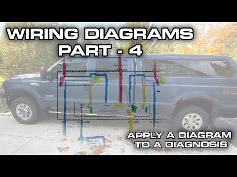 Видео: Как использовать схему электропроводки для диагностики и ремонта автомобиля - Ford F250 6.0L 2006...