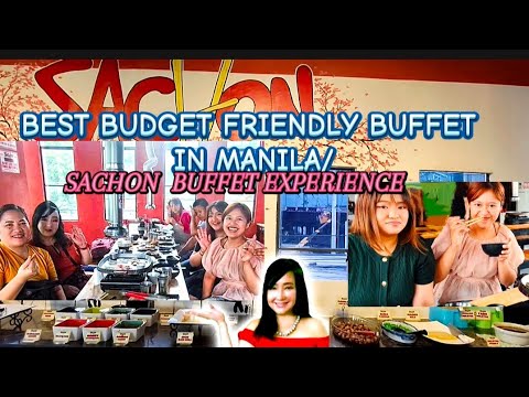 Видео: Лучший бюджетный шведский стол в Маниле?/Sachon Buffet Experience