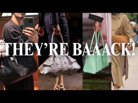 Видео: ОНИ ВЕРНУЛИСЬ! Легендарные сумки переизданы в коллекции весна/лето 2026 от Chanel, McQueen, Celin...