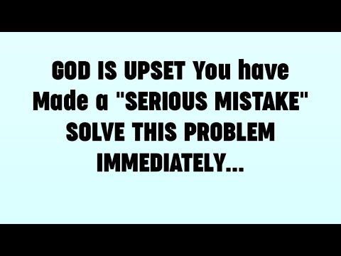 Видео: ☪️"БОГ РАССТРОЕН. Вы совершили "СЕРЬЕЗНУЮ ОШИБКУ". РЕШИТЕ ​​ЭТУ ПРОБЛЕМУ НЕМЕДЛЕННО...