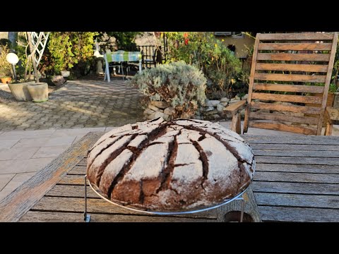 Видео: Вот такой хлеб можно испечь на 5-й день выведения закваски! Заварной ржано-пшеничный ХЛЕБ/моя версия