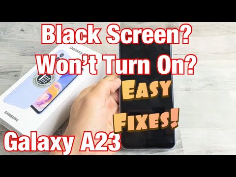 Видео: Galaxy A23: чёрный экран, не включается? Простые решения!