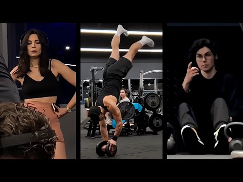 Видео: Пугаем людей в спортзале воркаутом