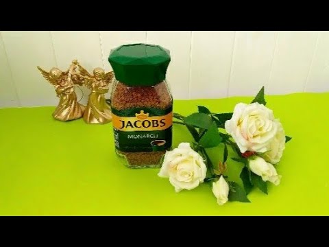 Видео: Декорирую баночку кофе, джутовой нитью.