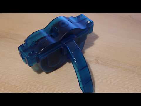 Видео: Чистка велосипедной цепи. Машинка для чистки велосипедной цепи