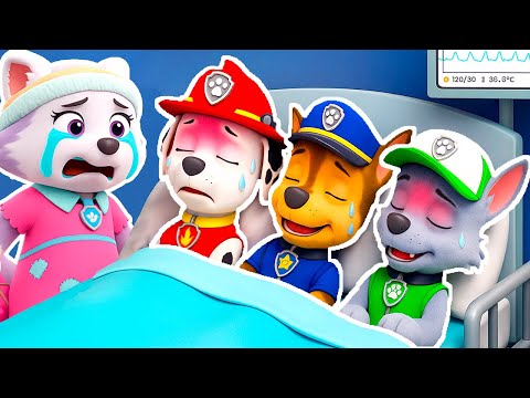 Видео: ВСЯ КОМАНДА ЩЕНЯЧИЙ ПАТРУЛЬ ЗАБОЛЕЛА ЧТО СЛУЧИЛОСЬ в МАЙНКРАФТ