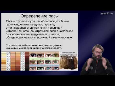 Видео: Дробышевский С.В. - Антропология - 8. Человеческие расы. Введение