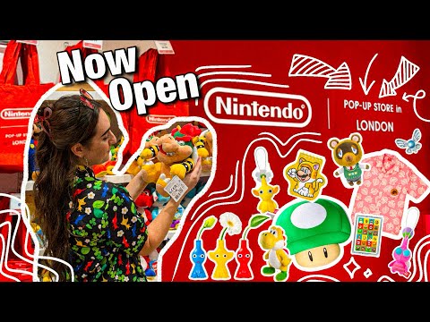 Видео: Первый магазин Nintendo в Великобритании | Временный магазин в Лондоне