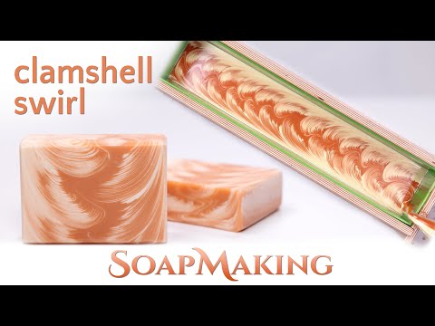 Видео: Изготовление мыла в форме ракушки
