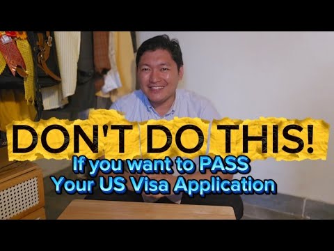 Видео: НЕ ДЕЛАЙТЕ ЭТОГО! Если хотите ПРОЙТИ собеседование на визу США #usvisa #usvisatips