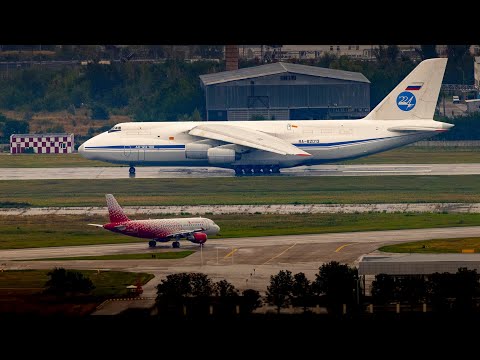 Видео: AN 124 МЕЖДУНАРОДНЫЙ АЭРОПОРТ МИНЕРАЛЬНЫЕ ВОДЫ 4К ВИДЕО