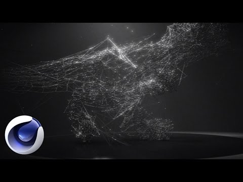 Видео: Абстрактная анимация динозавра в Cinema 4D