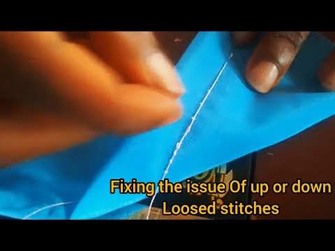 Видео: Как исправить проблему распущенных стежков сверху или снизу