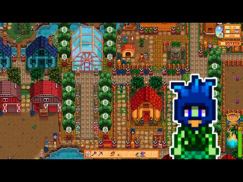 Видео: Луговая ферма: оформление и дизайн фермы. Часть 2 | Stardew Valley