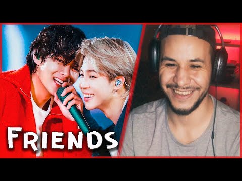 Видео: BTS V & JIMIN - Friends 😌РЕАКЦИЯ!