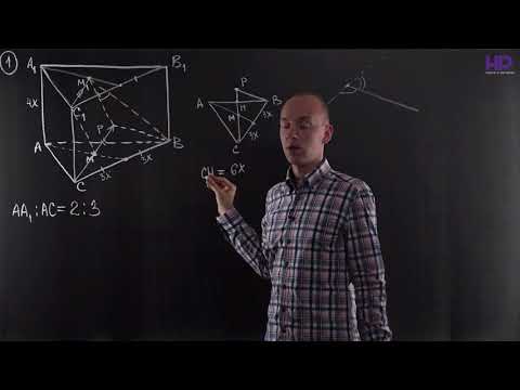 Видео: Геометрия, 10 класс | Угол между прямыми