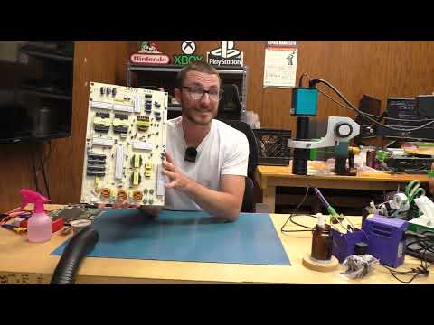 Видео: Ремонт телевизора Vizio: нет изображения, блок питания M70-C3 09-70CAR080-00