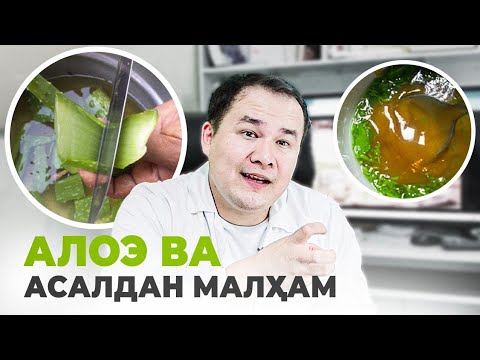 Видео: АЛОЭ ВА АСАЛ АРАЛАШТИРИНГ ТАБИИЙ МАЛХАМ ТАЁРЛАБ КЎП ФОЙДАЛАР ОЛАСИЗ | Эликсир молодости  сирлари