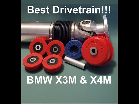 Видео: Лучшее решение для трансмиссии BMW X3M и X4M с полным крутящим моментом карданного вала и втулкам...