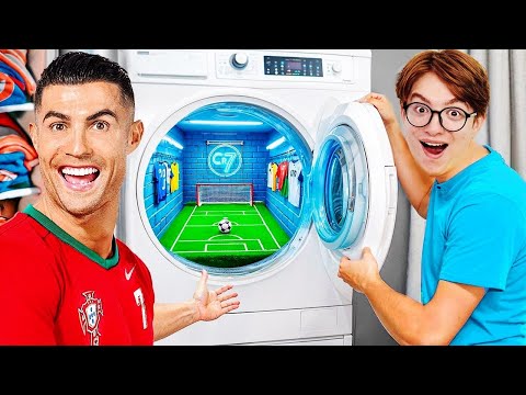 Видео: Построили Секретное Футбольное Поле для Роналду !