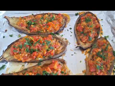 Видео: Баклажаны по-турецки "Имам Баялды"Eggplant in Turkish "Imam Bayaldy"