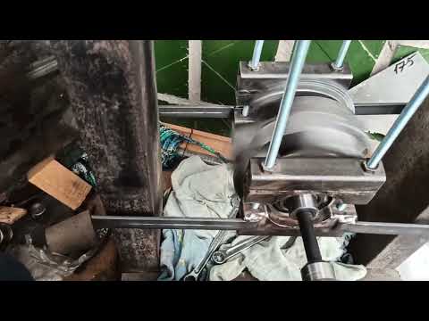 Видео: Балансировка коленвала урал, к750.