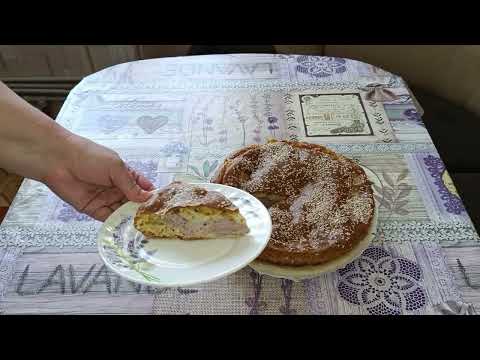 Видео: 🥧«Заливной пирог с мясом — вкусно, быстро и сытно!»
