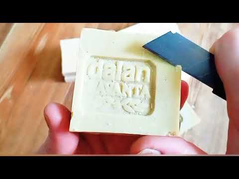 Видео: ASMR SOAP PK 🥰🧼 режу хозяйственное сухое мыло 🧼🧼🧼