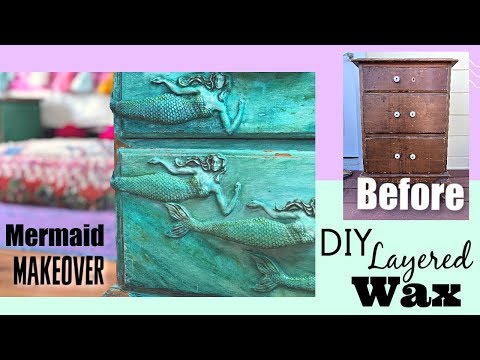 Видео: Краска для мебели из переработанных материалов Thrifted & Up, цветной воск и ручки для ящиков Mer...