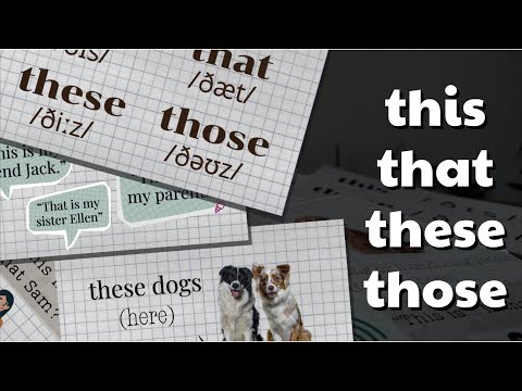 Видео: This That These Those в Англійській Мові / Використовуй та Вимовляй Правильно