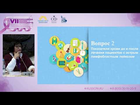 Видео: Показатели крови до и после лечения острого лимфобластного лейкоза