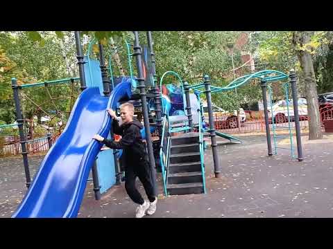 Видео: Паркур по площадке 