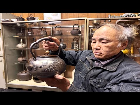 Видео: Традиционные японские чугунные чайники, сделанные вручную 84-летним мастером и его семьёй.