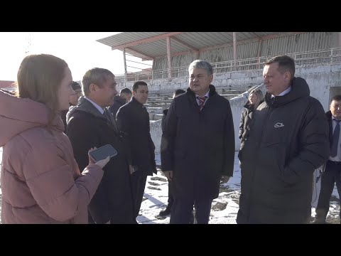 Видео: Аким ВКО в Риддере (сессия Ассамблеи, ТЭЦ, стадион)