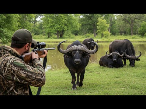 Видео: Удивительное видео: что на самом деле происходит, когда в Австралии охотятся на миллионы буйволов