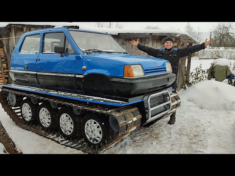 Видео: Завершение проекта самодельный гусеничный вездеход.