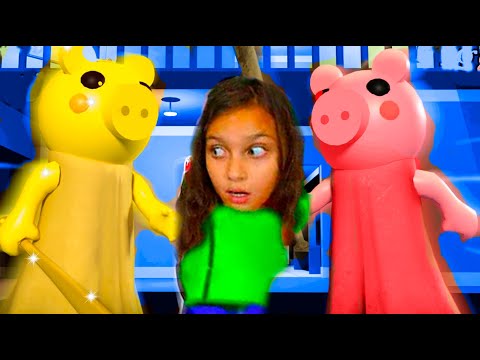 Видео: СЕКРЕТНАЯ ЗОЛОТАЯ ПИГГИ 10 😱 Против Mr P История РОБЛОКС / ROBLOX PIGGY 10 САМОИЗОЛЯЦИЯ с Валеришка