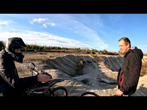 Видео: Regulmoto Holeshot Pro тестим, карьер Заречанка 