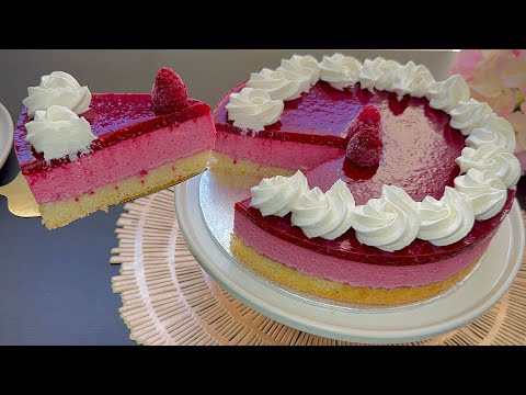 Видео: МАЛИНОВЫЙ МУССОВЫЙ ТОРТ | МАЛИНОВАЯ БАВАРСКАЯ!! СУПЕР ДЕСЕРТ, ЛЮБЯЩИЙ ВСЕ!
