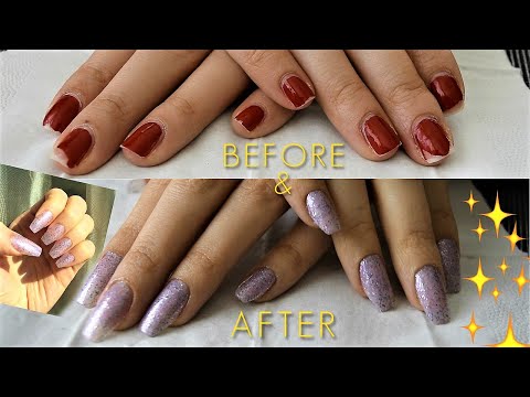 Видео: Как преобразявам ноктите си І Преди и след І Трансформация с изкуствени нокти