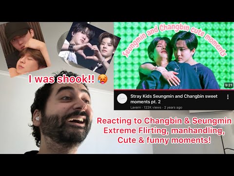 Видео: Реакция на экстремальный флирт Чанбина и Сынмина, милые и забавные моменты с Сынбином — Stray Kids